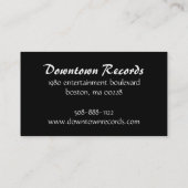 ピアノ名刺を夢を見る挑戦 名刺 (裏面)