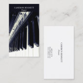 ピアノ名刺 名刺 (正面/裏面)