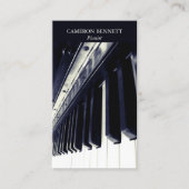 ピアノ名刺 名刺 (正面)