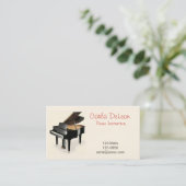 ピアノ名刺 名刺 (スタンド正面)