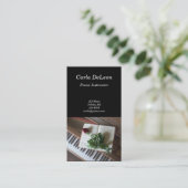 ピアノ名刺 名刺 (スタンド正面)
