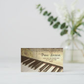 ピアノ名刺 名刺 (スタンド正面)