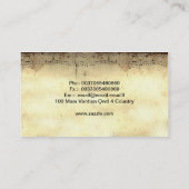 ピアノ名刺 名刺 (裏面)