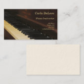 ピアノ名刺 名刺 (正面/裏面)