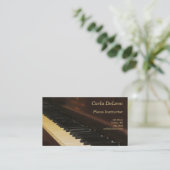 ピアノ名刺 名刺 (スタンド正面)