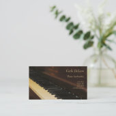 ピアノ名刺 名刺 (スタンド正面)