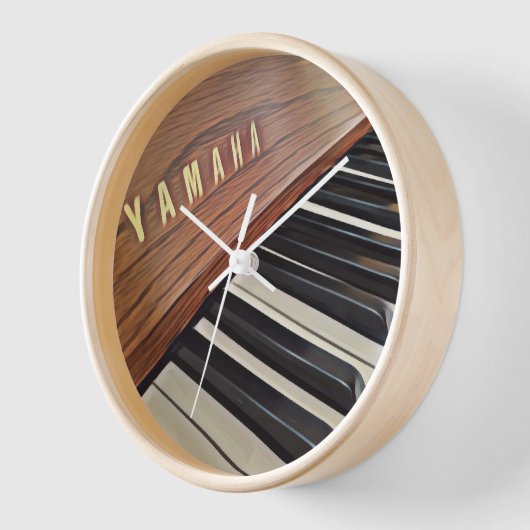 ピアノ壁時計 壁時計 (傾斜)