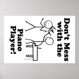 ピアノ奏者と乱交するな ポスター