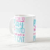 ピアノ奏者のための コーヒーマグカップ (正面左)