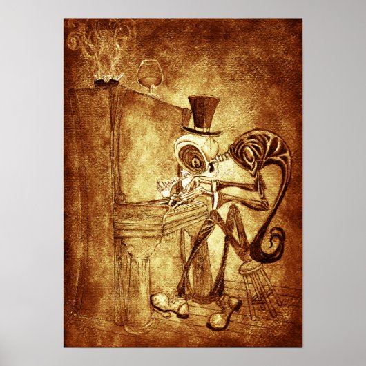 ピアノ奏者のRB ポスター (正面)