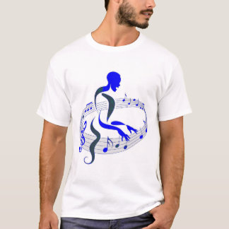 ピアノ奏者 - デザイン1 Tシャツ