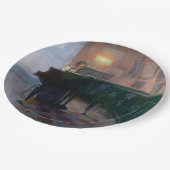 ピアノ奏者（ピアニスト）(女子ミュージシャン) ペーパープレート (アングル)