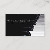 ピアノ奏者-先生-ソングライター-バンド 名刺 (裏面)