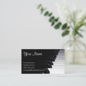 ピアノ奏者-先生-ソングライター-バンド 名刺 (スタンド正面)