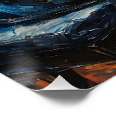 ピアノ奏者 – 油彩画 ポスター (コーナー)