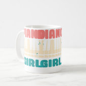 ピアノ娘 ピアノ プレーヤー ジャズ 楽器 音楽 楽しい コーヒーマグカップ (正面左)