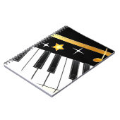 ピアノ恋人 ノートブック (左側)