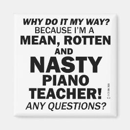 ピアノ扱いにく先生 マグネット