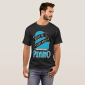 ピアノ救済ミーエスケープリアリティピアノ男性へ女子 Tシャツ (正面フル)