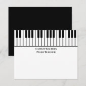 ピアノ教師の個人文房具 ノートカード (正面/裏面)