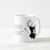 ピアノ旧式なルイWainのスケッチを遊んでいるライオン コーヒーマグカップ (正面右)