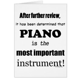 ピアノ最も重要な楽器