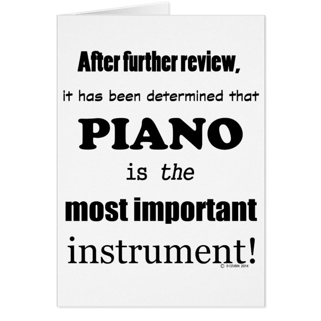 ピアノ最も重要な楽器 (正面)