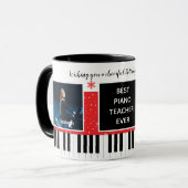 ピアノ最高の先生エバークラスのクリスマスホリデーズ マグカップ (正面左)