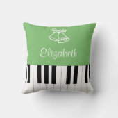 ピアノ最高の先生エバーピアノ鍵グリーン クッション (裏面)