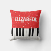 ピアノ最高の先生エバーピアノ鍵レッド クッション (裏面)