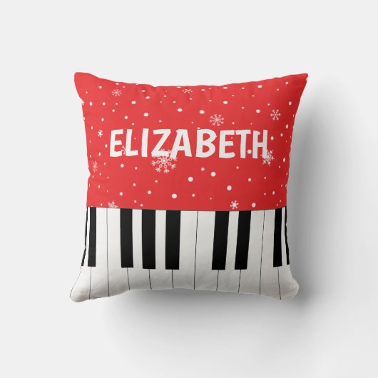 ピアノ最高の先生エバーピアノ鍵レッド クッション (裏面)