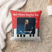 ピアノ最高の先生エバーピアノ鍵写真 クッション (ブランケット)