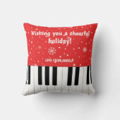 ピアノ最高の先生エバーピアノ鍵写真 クッション (裏面)