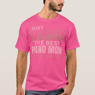 ピアノ最高の母友 Tシャツ
