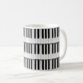 ピアノ柄 コーヒーマグカップ (正面右)