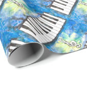 ピアノ水彩画 ラッピングペーパー (ロールコーナー)