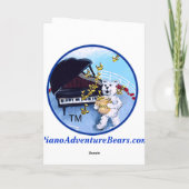 ピアノ演奏会カード カード (裏面)