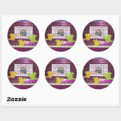 ピアノ熱狂する・ドラゴンが一日を過ごす素晴らしこと ラウンドシール (シート)