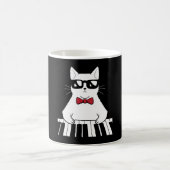 ピアノ猫 コーヒーマグカップ (中央)