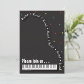 ピアノ発表会のご案内 招待状 (スタンド正面)