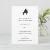 ピアノ発表会 招待状 (スタンド正面)