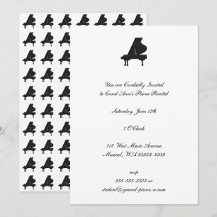 ピアノ発表会 招待状