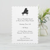 ピアノ発表会 招待状 (スタンド正面)