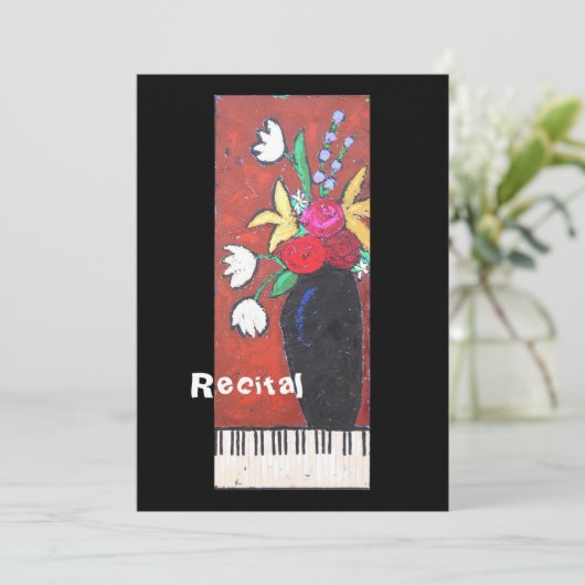 ピアノ発表会II 招待状 (スタンド正面)