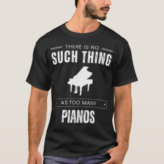 ピアノ笑わされるTシャツ – 男に限る Tシャツ