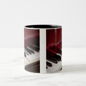 ピアノ素晴らしのアートワーク ツートーンマグカップ (中央)