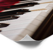 ピアノ素晴らしのアートワーク ポスター (角)