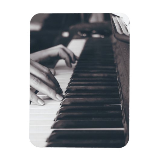 ピアノ素晴らしデザイン マグネット (縦)