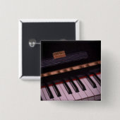 ピアノ素晴らしデザイン 缶バッジ (正面&裏面)
