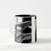 ピアノ素晴らし ツートーンマグカップ (正面左)